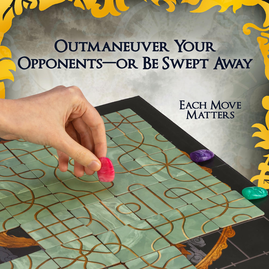 Tsuro 20th Anniversary Edition - Award-Winning Tile-Laying Strategy Board Game, 2-8 Players Ages 8+