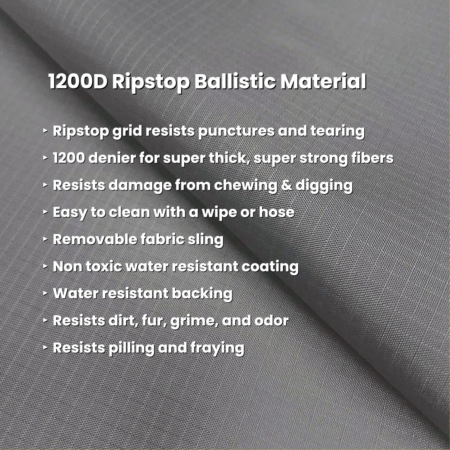 K9 Ballistics Chew Proof Elevated Cooling Outdoor Cot Bed for Small Dogs & Puppies - Virtually Indestructible, Preassembled, Withstands Aggressive Chewers - S, Black Mesh