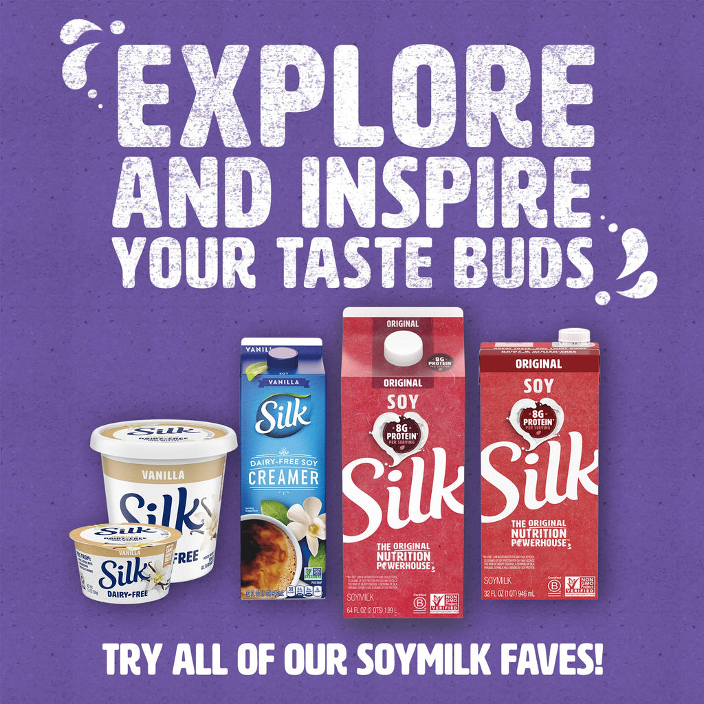 Silk Almond Milk, Vanilla, 8 Ounce (Pack of 12)