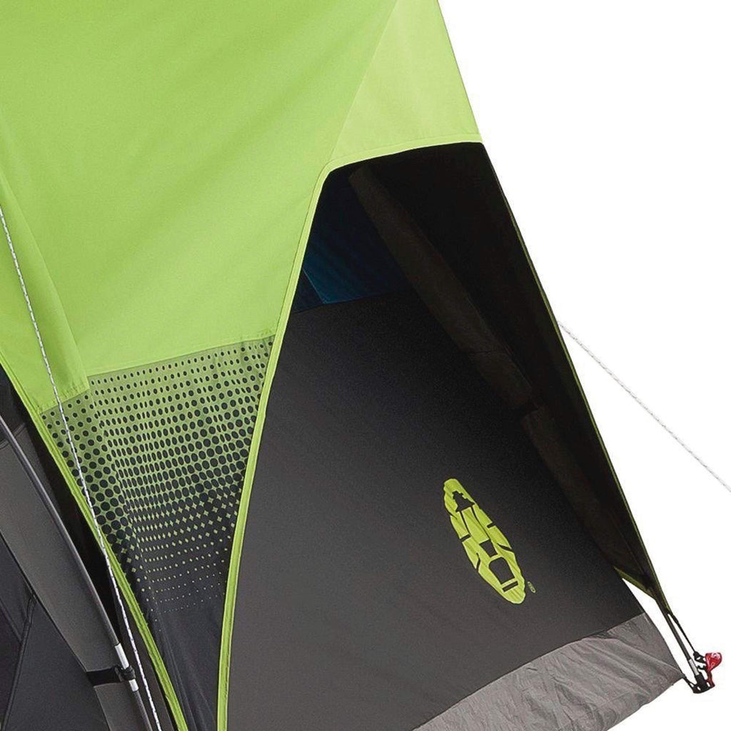 Coleman Carlsbad Dark Room Tent with Screened Porch, 4/6 Person Tent Blocks 90% of Sunlight to Keep Inside Cool, Weatherproof Shelter with Easy Setup