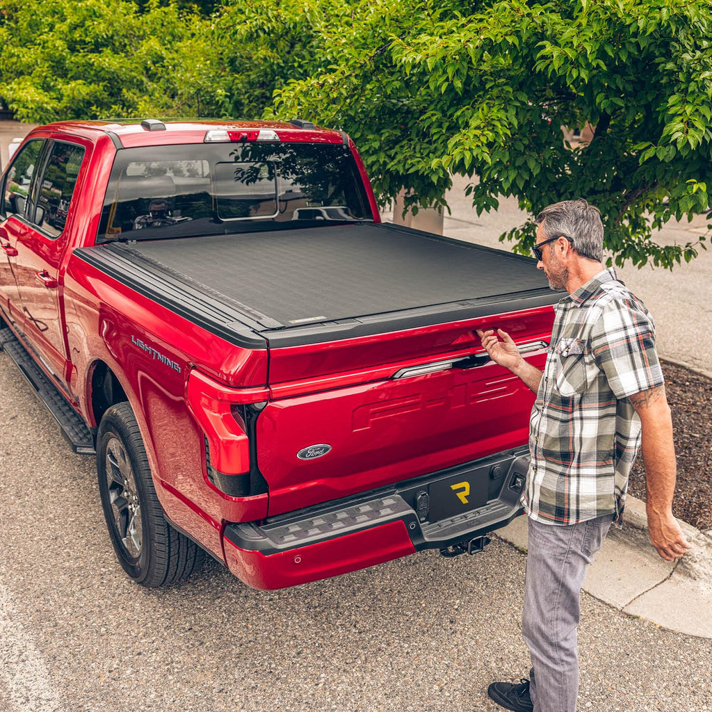 RealTruck BAK BAKFlip F1 Hard Folding Truck Bed Tonneau Cover | 772133 | Fits 2020-2026 Chevy/GMC Silverado/Sierra 2500/3500HD 6' 10" Bed (82.2")