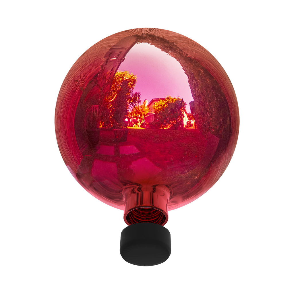 Alpine Corporation | 10" Indoor/Outdoor Glass Gazing Globe — Festive Garden & Yard Décor Accent — Blue