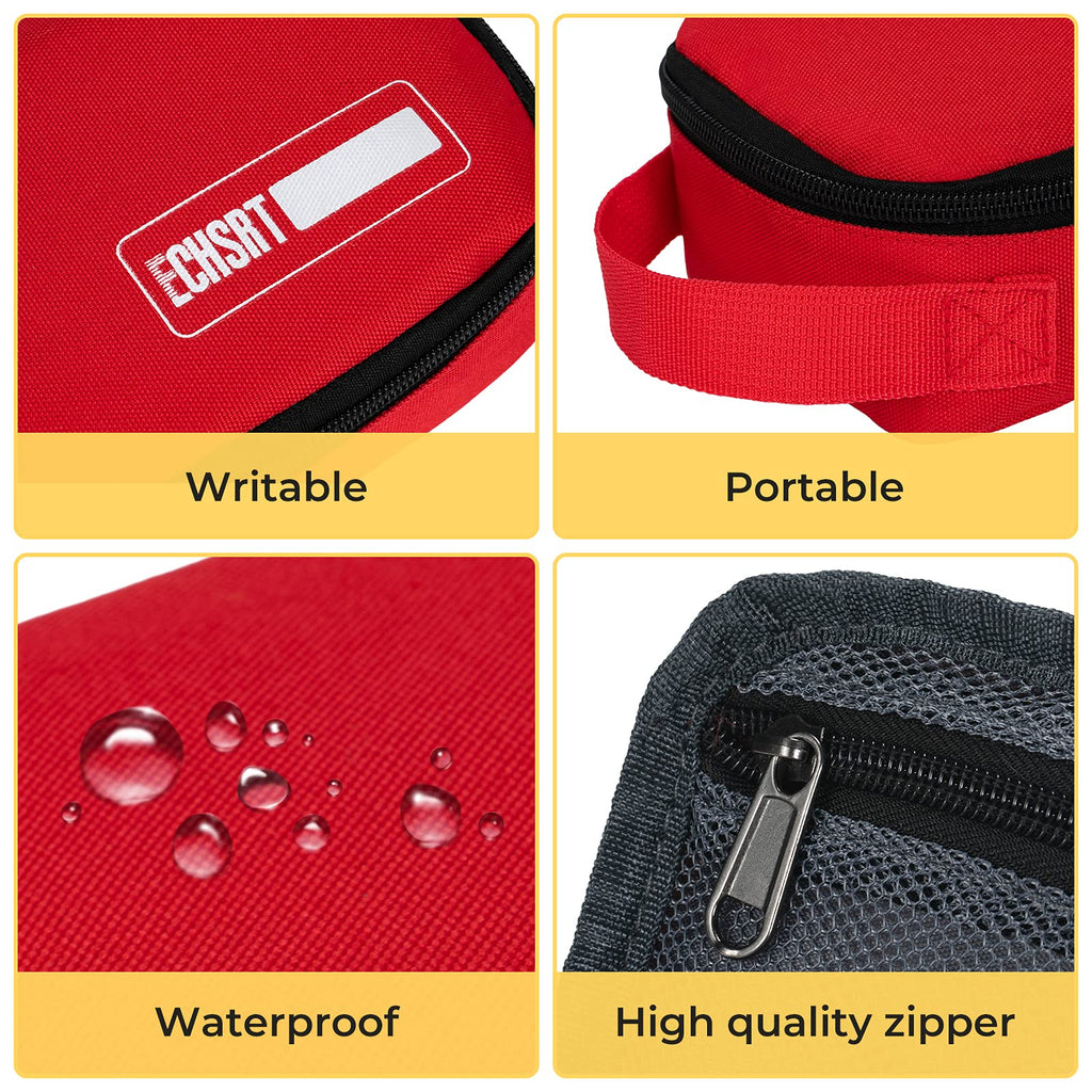 ECHSRT Large Pencil Case, Aesthetic Pen Pouch with Big Capacity, Minimalist Portable Stationery Bag with Handle for Office Organizer Aesthetic Pencil Cases
