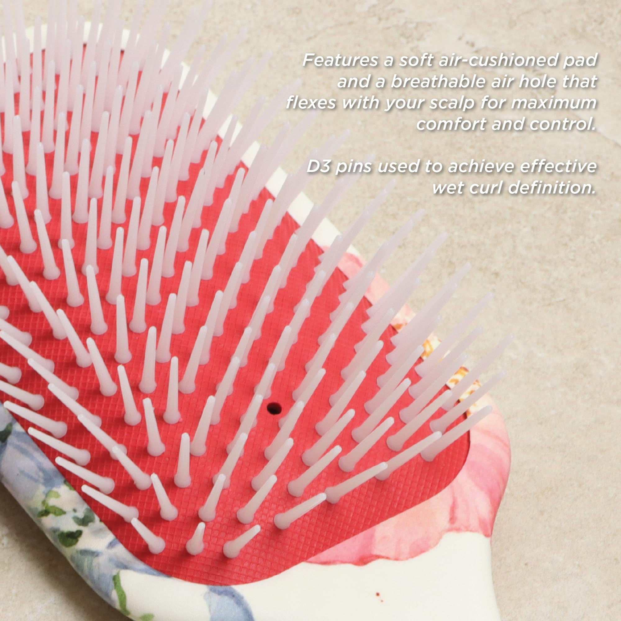 Denman Power Paddle Hair Brush for Quick and Convenient Detangling, Blow Drying and Styling - Combination of D3 Styling Pens & Paddle Brush - For Men and Women P038