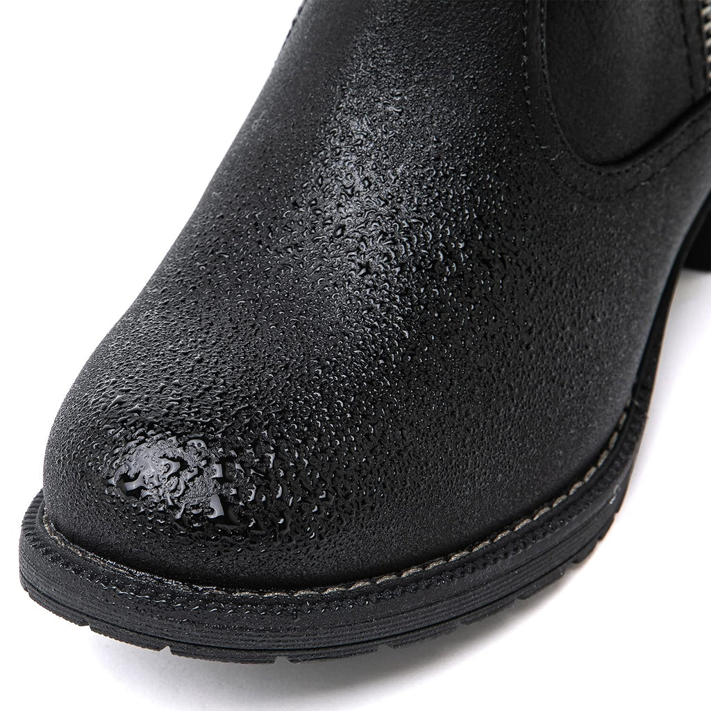 GLOBALWIN Women's Knee High Boots Fashion Comfortable Riding Boots For Women Low Heel