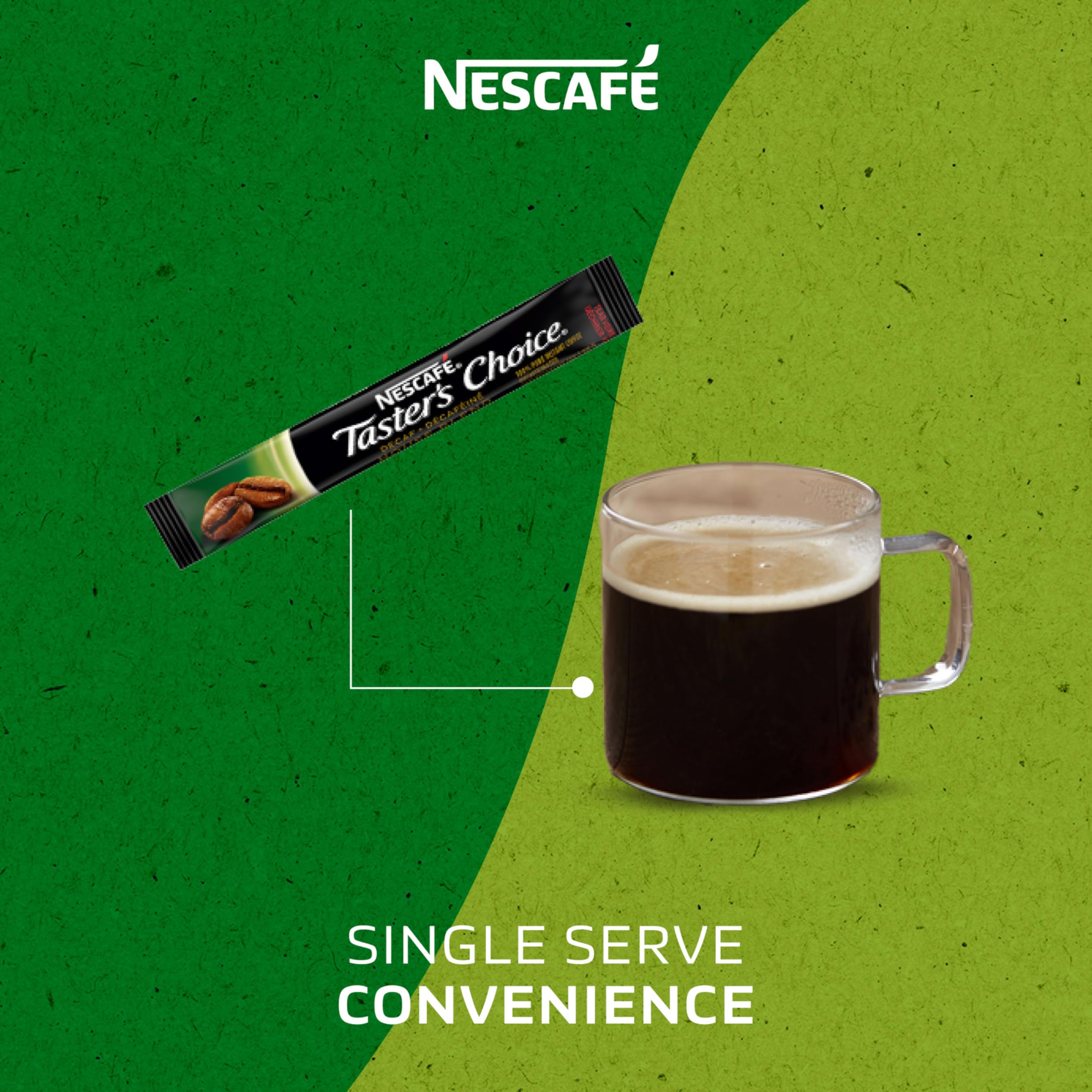 Nescafe Instant Coffee Packets, Decaf, Taster's Choice Light Roast, 80 Singles (Pack of 6)