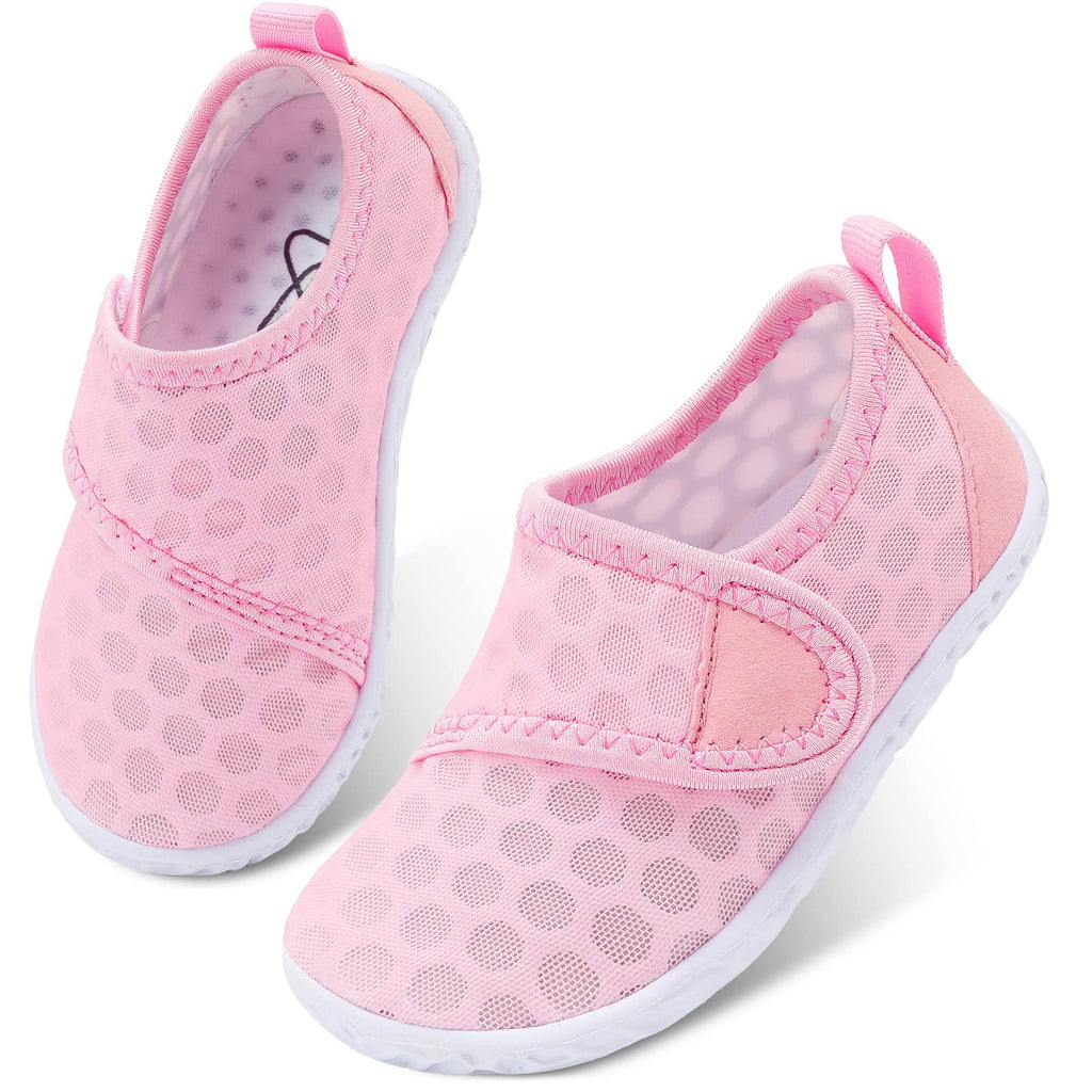 LeIsfIt Toddler Water Shoes Boys Girls Barefoot Aqua Socks Kids Breathable Quick-Dry Swim Shoes for Beach Pool Surf