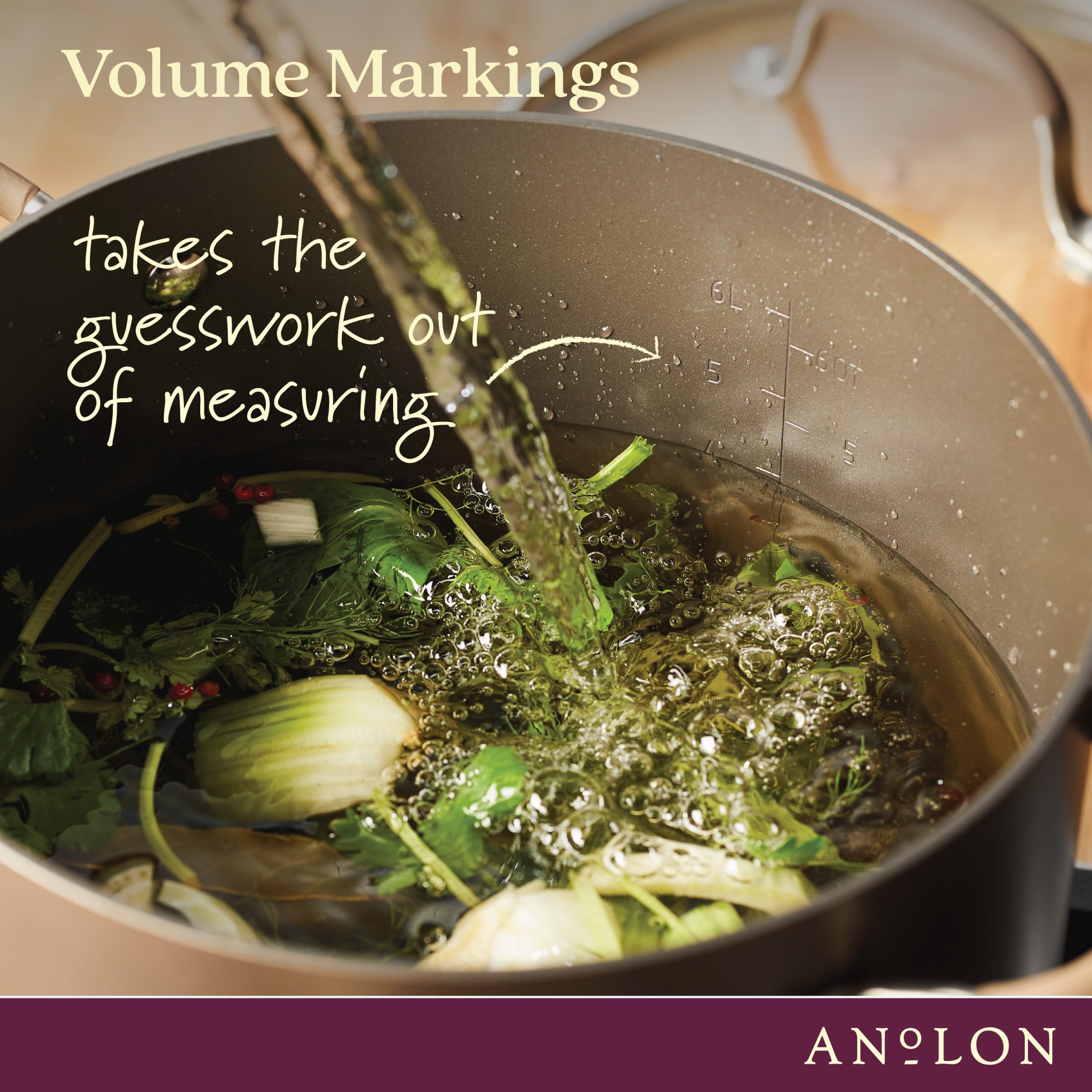 Anolon Advanced Home Hard Anodized Nonstick Sauce Pan/Saucepan with Straining and Lid, 2 Quart (2 Qt Straining Saucepan, Indigo)