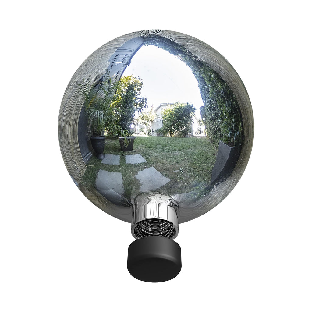Alpine Corporation | 10" Indoor/Outdoor Glass Gazing Globe — Festive Garden & Yard Décor Accent — Blue