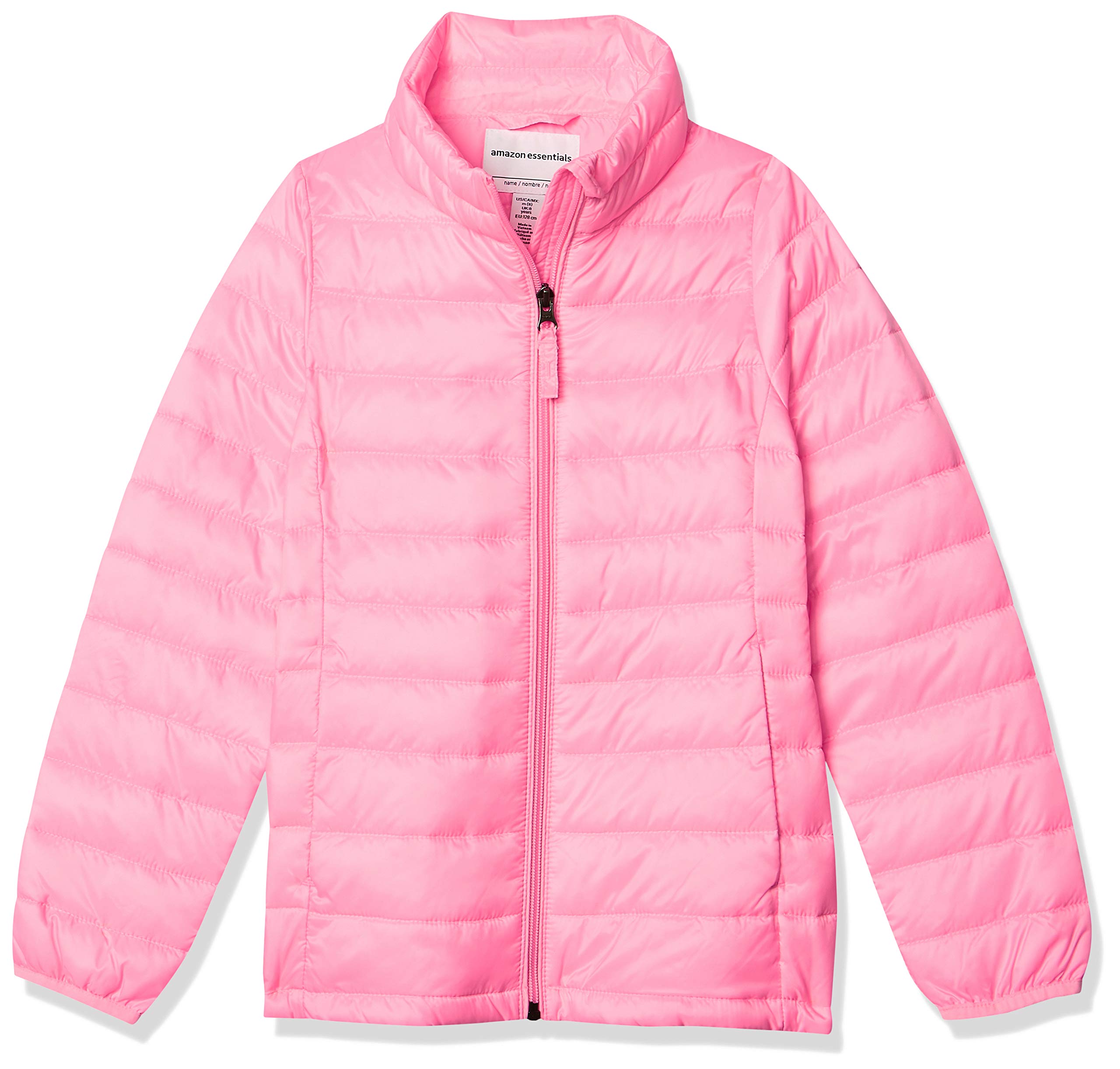 Amazon Essentials girls Light-weight Water-resistant Packable Mock Puffer Jackets