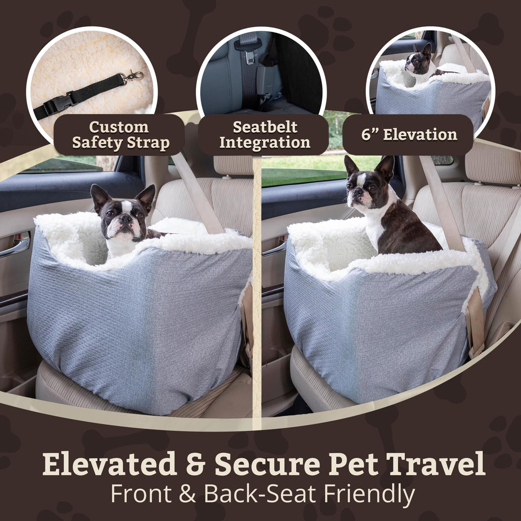SNOOZER PET Products Lookout 1 Dog CAR SEAT, Birch Diamond, Small