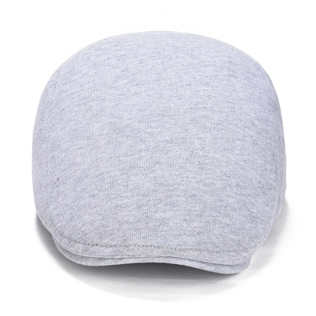 FEINION Men Cotton Newsboy Cap Soft Fit Cabbie Hat