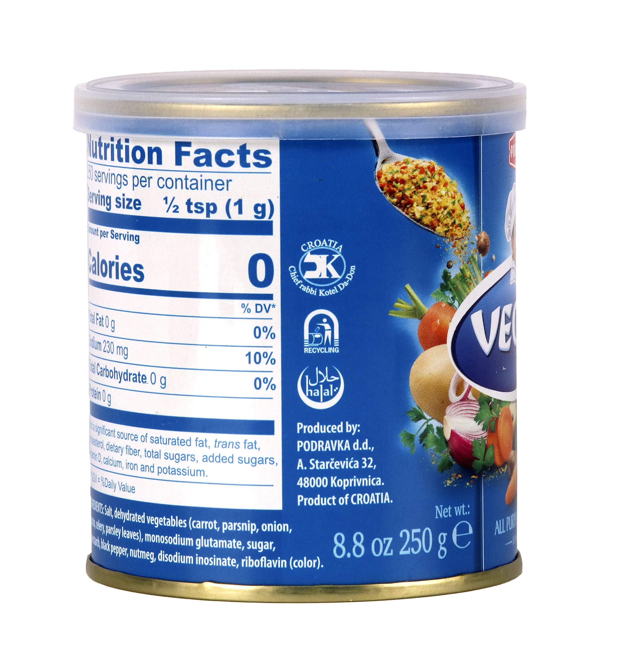 Vegeta All Purpose Seasoning Mix, Can 8.8 oz (250 g)
