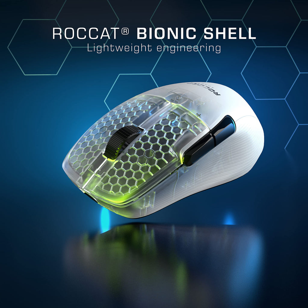 ROCCAT Kone AIMO Remastered PC Gaming Mouse, Optical, RGB Backlit Lighting, 23 Programmable Keys, Onboard Memory, Palm Grip, Owl Eye Sensor, Ergonomic, LED Illumination, Adjustable to 16,000 DPI-Black
