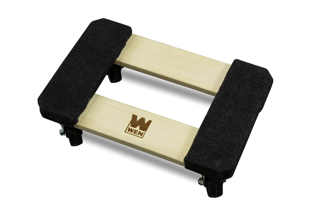 WEN 721218 1000 lbs. Capacity 12 in. x 18 in. Hardwood Furniture Dolly (2-Pack)