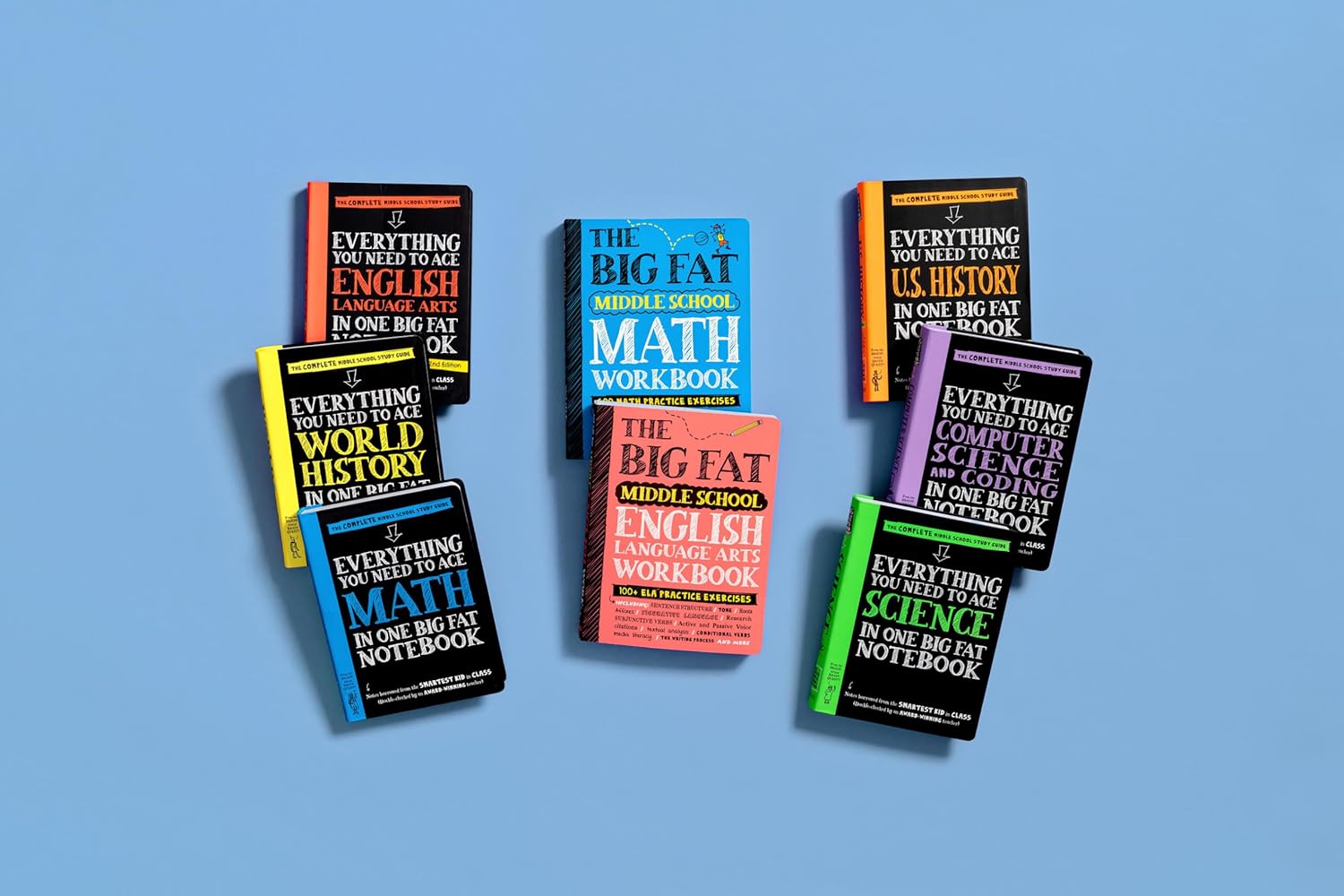 The Big Fat Middle School Math Workbook: 600 Math Practice Exercises (Big Fat Notebooks)