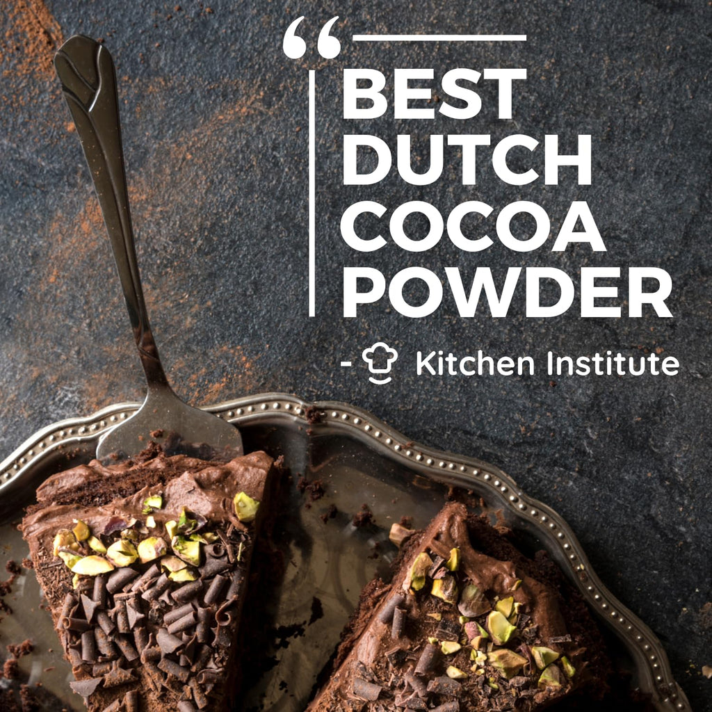 Cocoa Powder (1 lb) Dutch Processed Cocoa Powder, Unsweetened, Extra Rich Cocoa Flavor, 22-24% Fat, Premium Culinary Grade, Non-GMO, Perfect Cocoa for Baking and Cooking