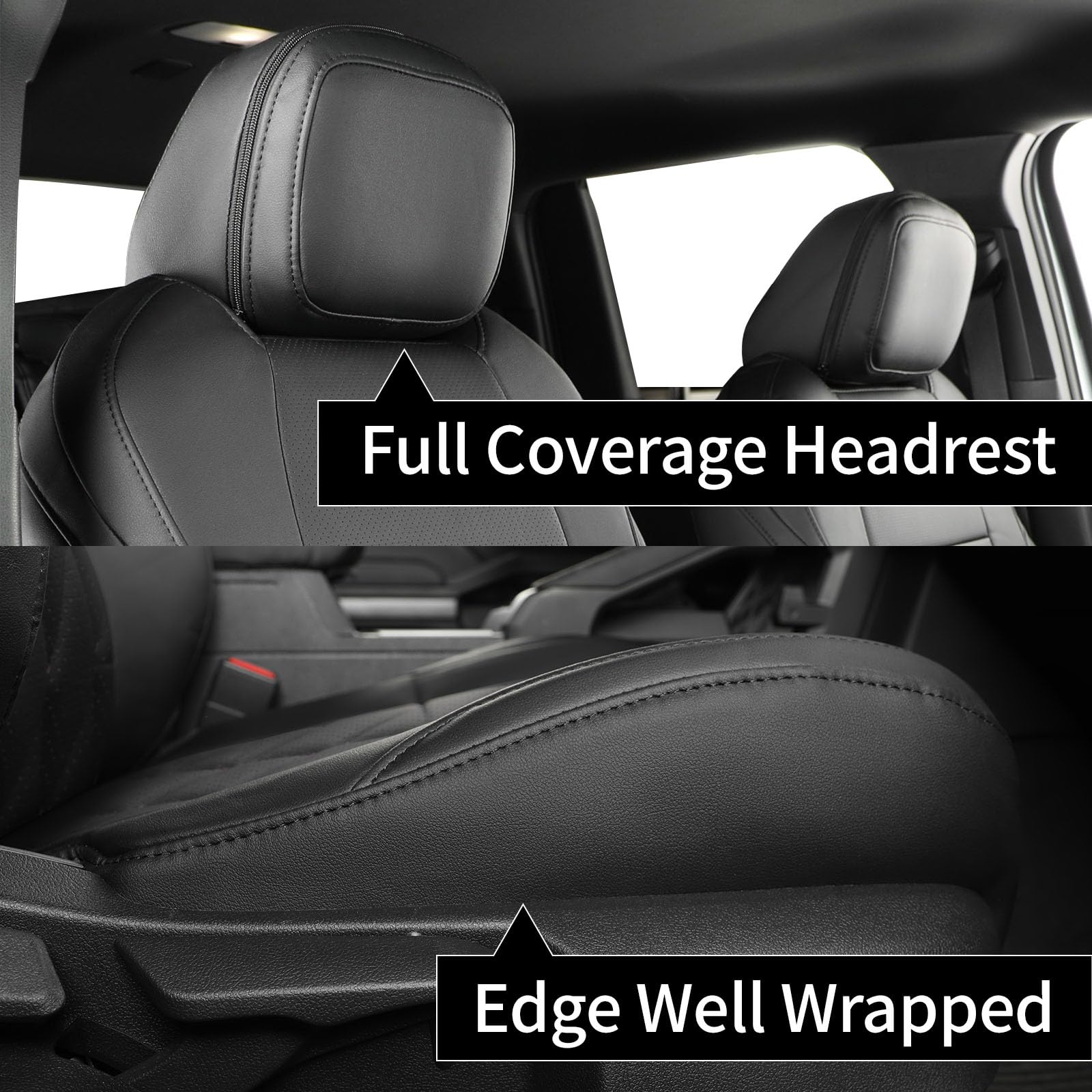 coverdream Front Seat Covers Custom Fit for Toyota Tacoma 2016 2017 2018 2019 2020 2021 2022 2023 SR SR5 TRD Series,Limited Pickup Truck,Breathable Seat Protector,Fit Like A Glove (Gray,2-Pack Only)