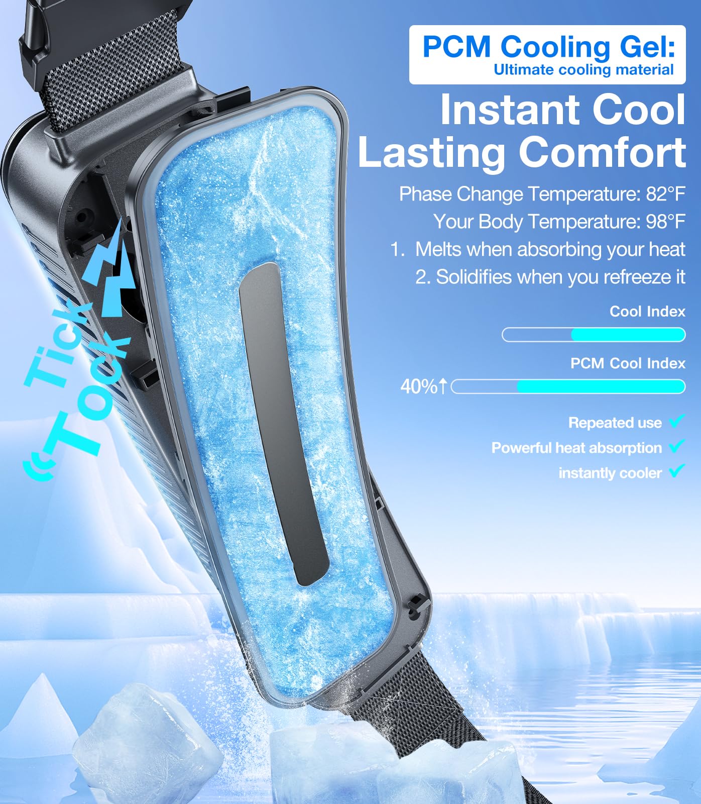 TORRAS 2026 Top Portable Waist Fan COOLiFY Zone 3, Ultra-Light Personal Wearable Belt Fan, 26ft/s Strongest Wind for Full Body Cooling【No.1 Cooling Area & Cool Tech】 Rechargeable for Outdoor/Jobsite