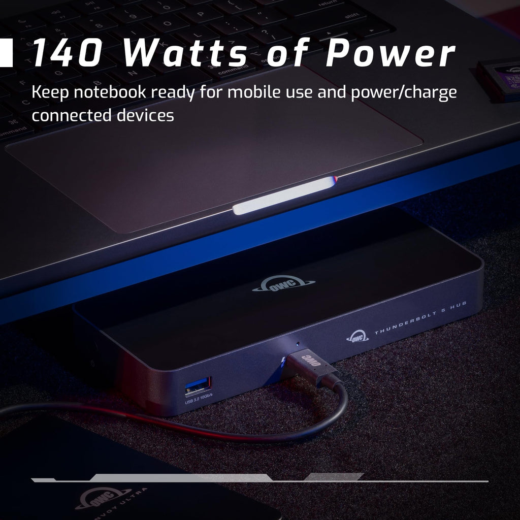 OWC Thunderbolt HUB with 4 X Thunderbolt 4 and 1 X USB-A