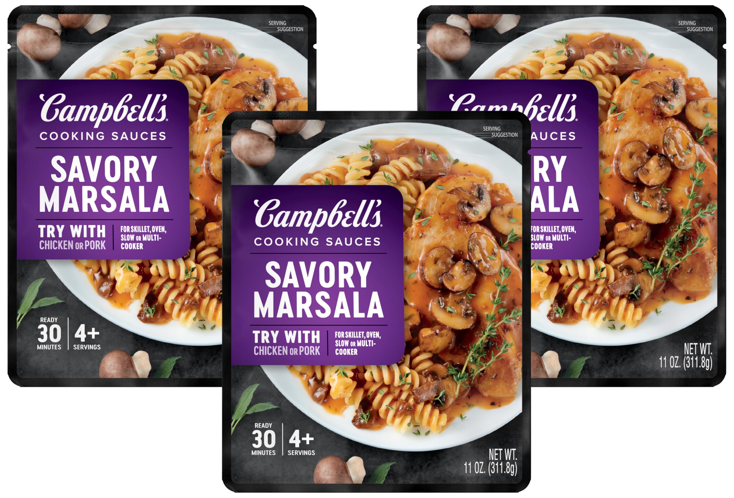 Campbell's Cooking Sauces, Hearty Beef Stew, 12 Oz Pouch