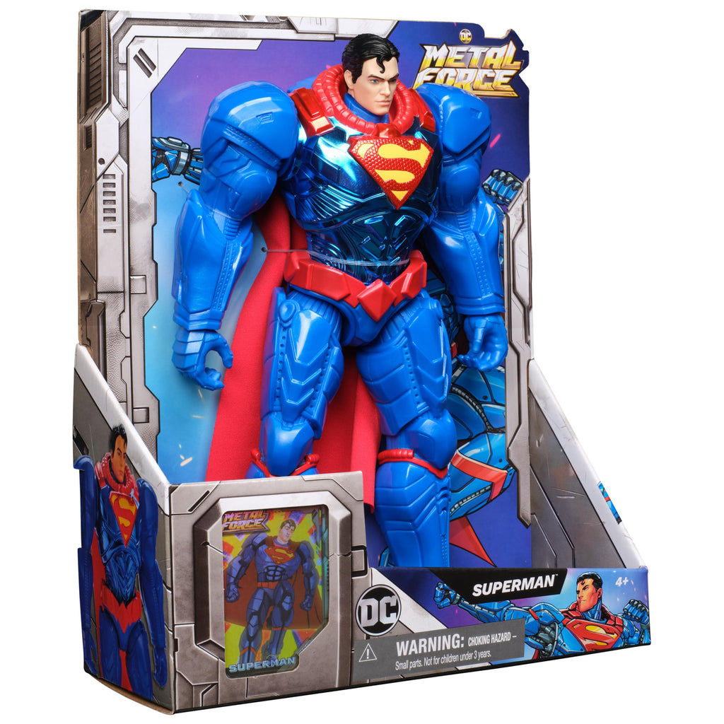 DC Comics, Metal Force Batman Action Figure, 12-Inch Extra Large Super Hero Collectible Kids Toys for Boys and Girls Ages 4 and Up
