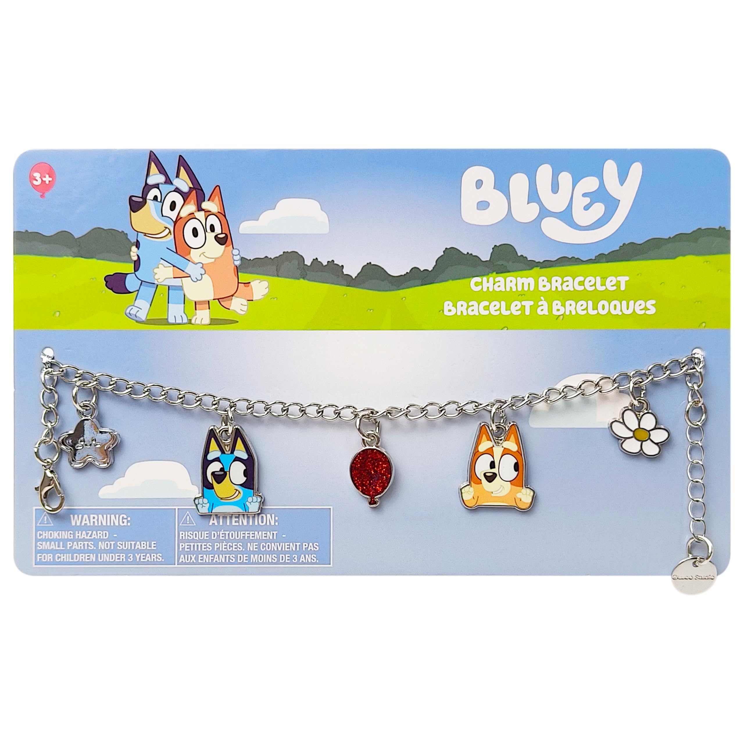 LUV HER 7" Minecraft Bracelet with 4 Metal Charms - Minecraft -Ages 3+