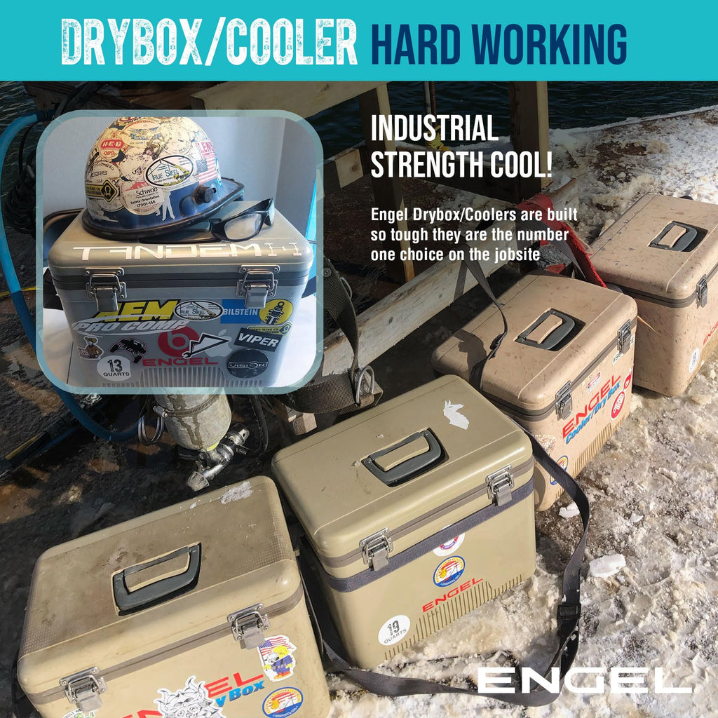 Engel UC30 30qt Leak-Proof, Air Tight, Drybox Cooler and Hard Shell Lunchbox