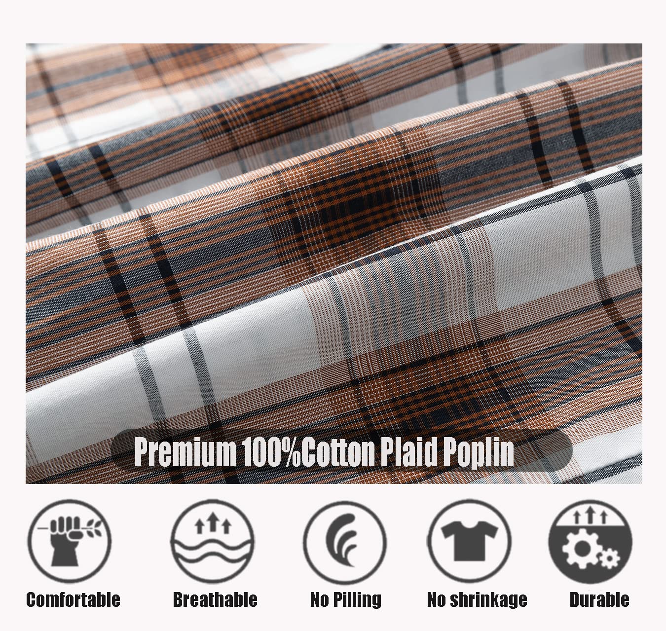 Men's Western Snap Casual Shirt Two Pocket Short Sleeve Shirt