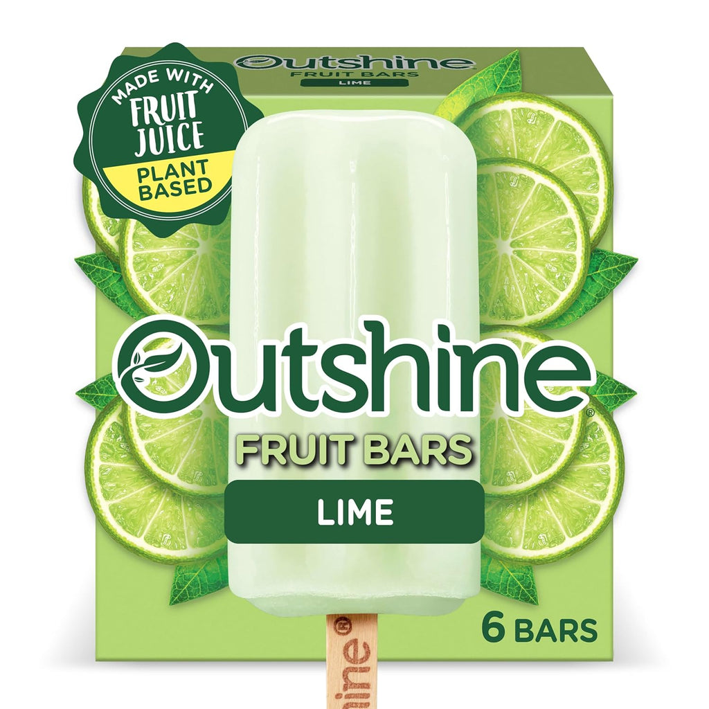 Outshine, Lime Frozen Fruit Bars, 6 Count (Frozen)