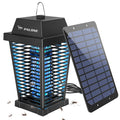 PALONE Bug Zapper with 4500V, USB-C and Solar Panel Dual Charging, Waterproof Bug Zapper with 7.5W Solar Charging Panel, Suitable for Camping Outdoor