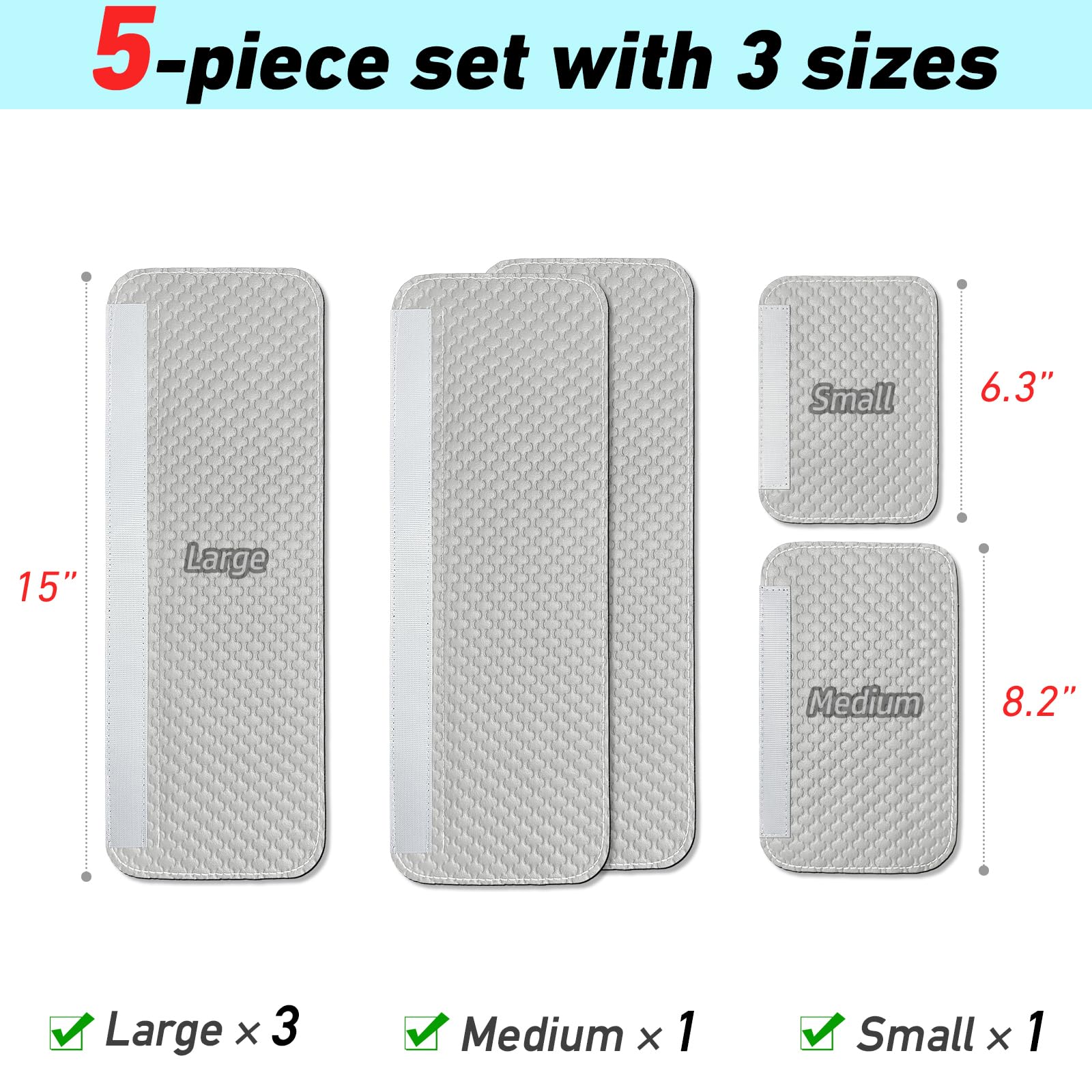 Refrigerator Door Handle Covers, Set of 4, Performance Appliance Handle Covers, Non-Slip Fridge Door Handle Covers, Keep Your Kitchen Clean, Microwave Oven Dishwasher door Handle Protectors(Brown)