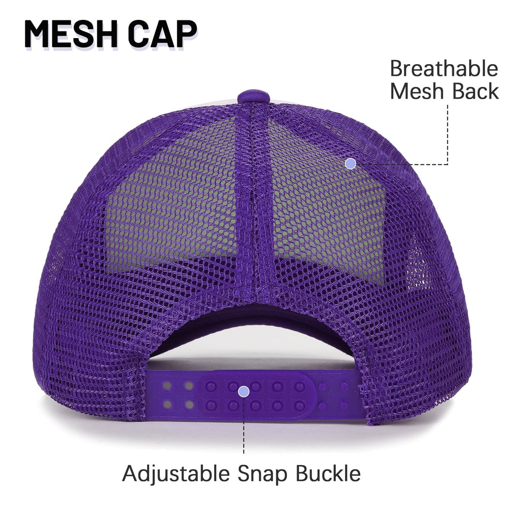 Ultrafun 10 Pack Trucker Hat Mesh Sublimation Blank Hats Adjustable Baseball Caps Hats for Men Women
