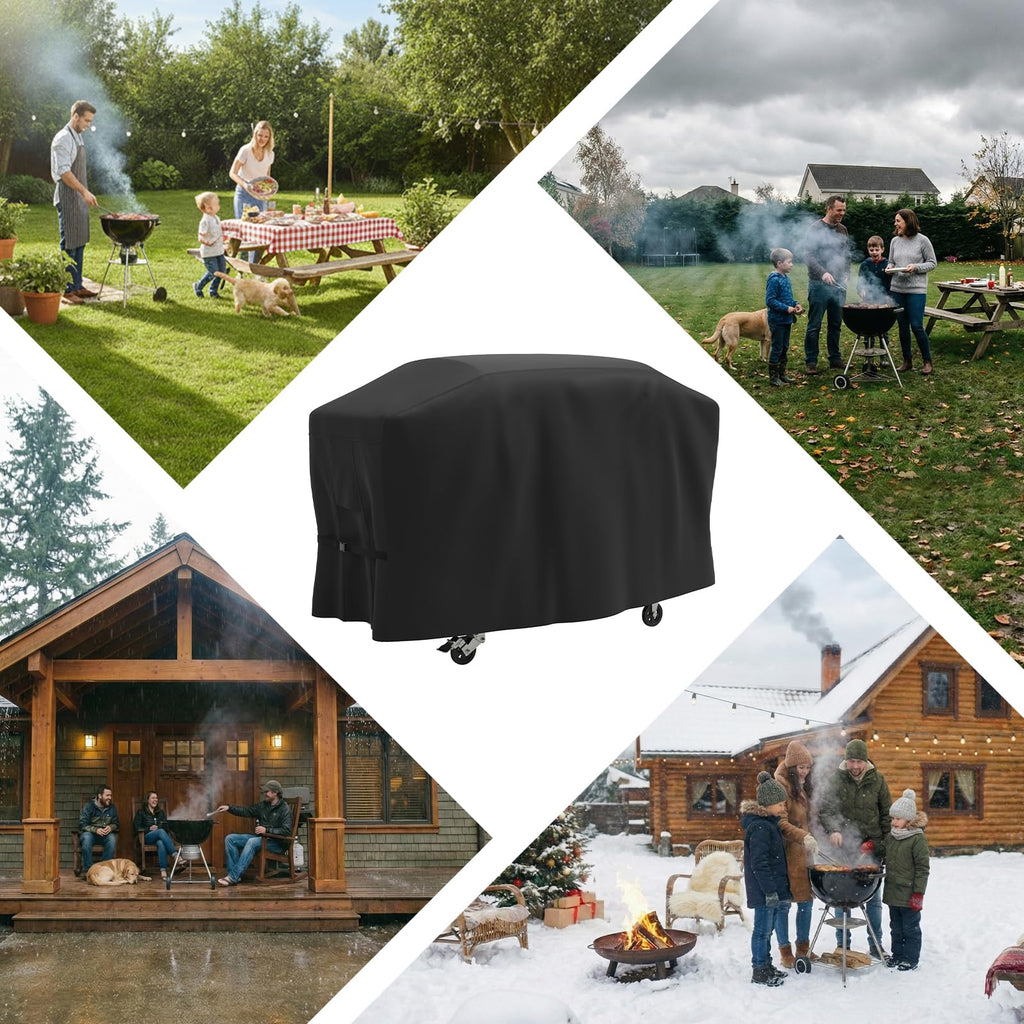 Grill Cover for Outdoor Grill,600D Heavy Duty Griddle Cover for Blackstone 28" Griddle,Waterproof 5483 BBQ Grill Cover with Air Vent and Click-Close Straps