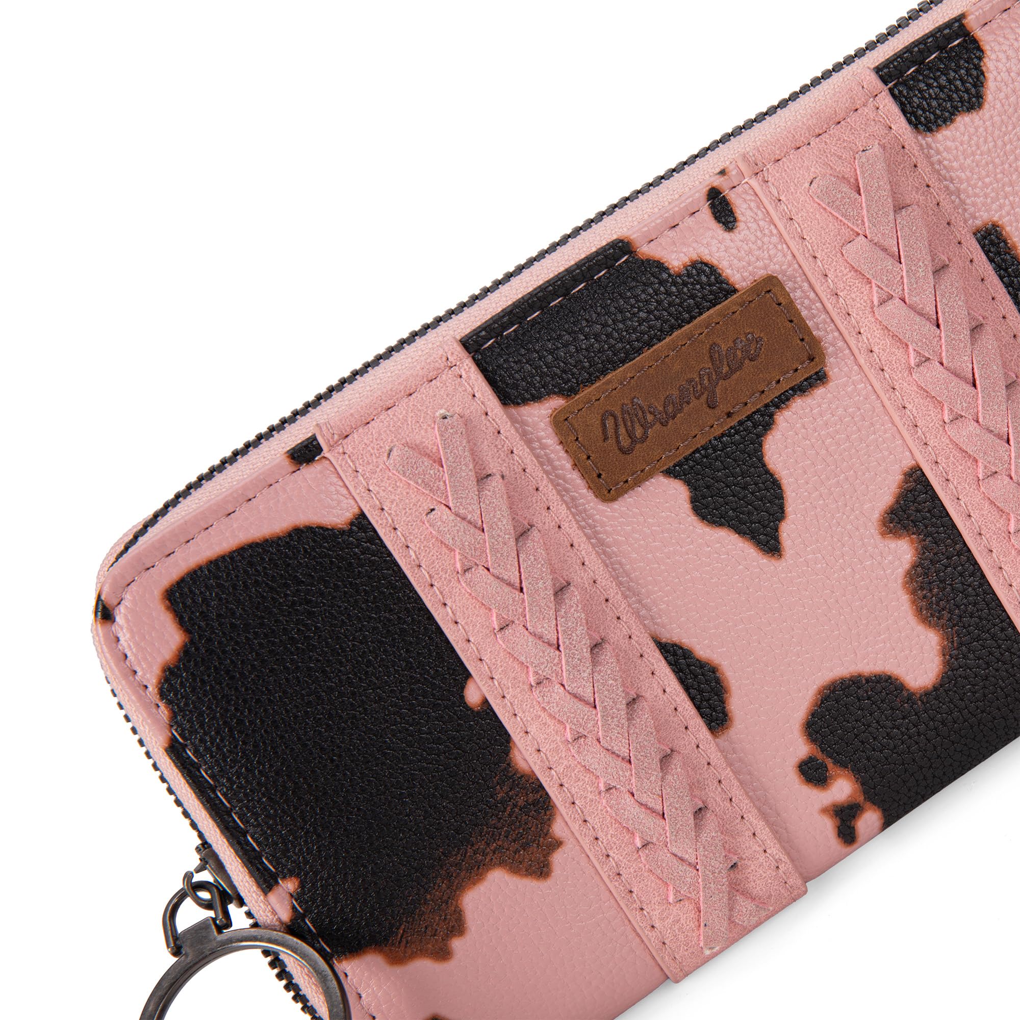 Wrangler Wallet Purse for Women Western Aztec Clutch Wristlet Wallet with Credit Card Holder
