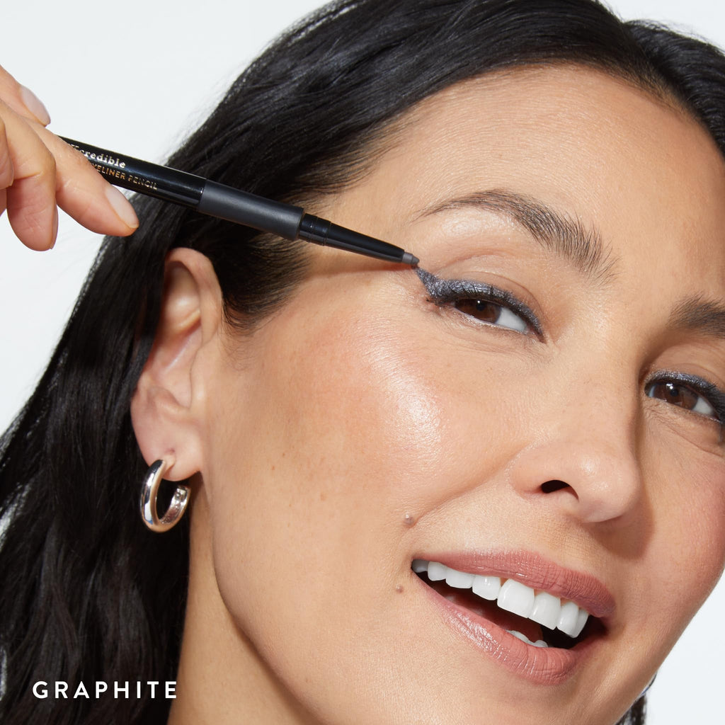LAURA GELLER NEW YORK INKcredible Gel Eyeliner - Blackbird - Waterproof Smudge-proof Eyeliner Pencil - Built in Sharpener