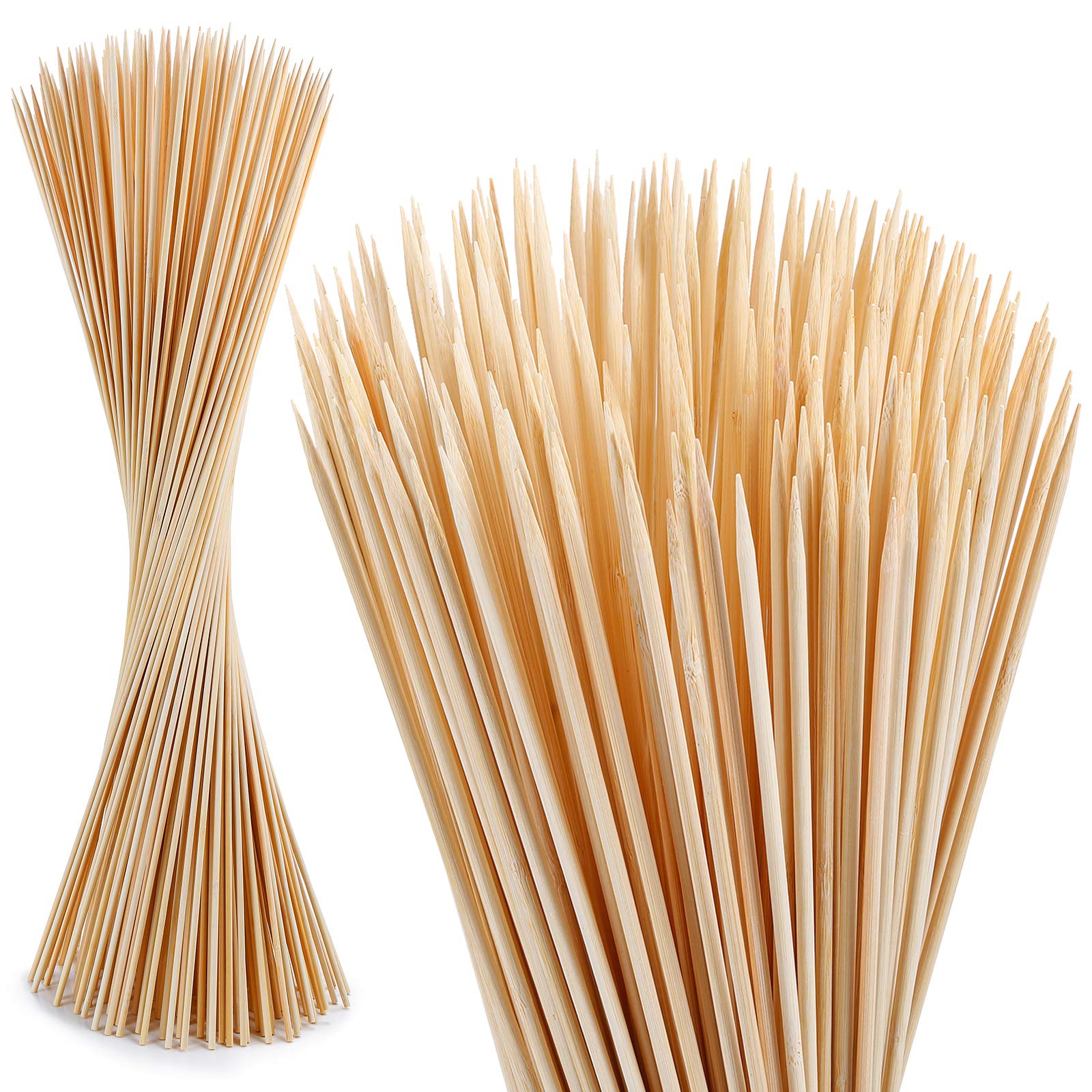 60 PCS Bamboo Marshmallow Roasting Sticks, SMores Skewers for Fire Pit, Extra Long 30 Inch Heavy Duty 5mm Thick Wooden SMores Sticks for Open Fire Pits Roaster Barbecue Hot Dog Camping Kebab Sausage