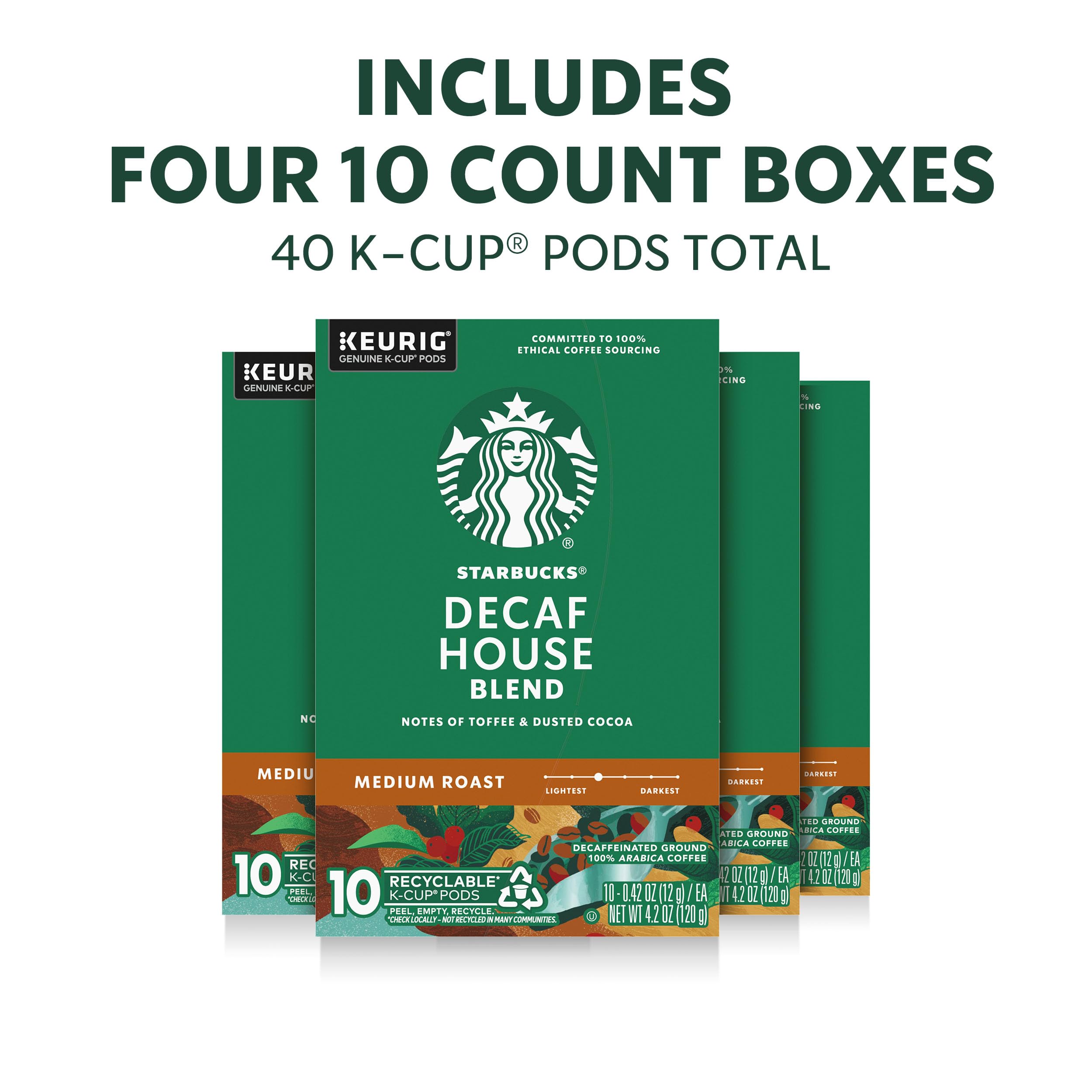 Starbucks House Blend, K-Cup for Keurig Hot Brewers, 72-Count