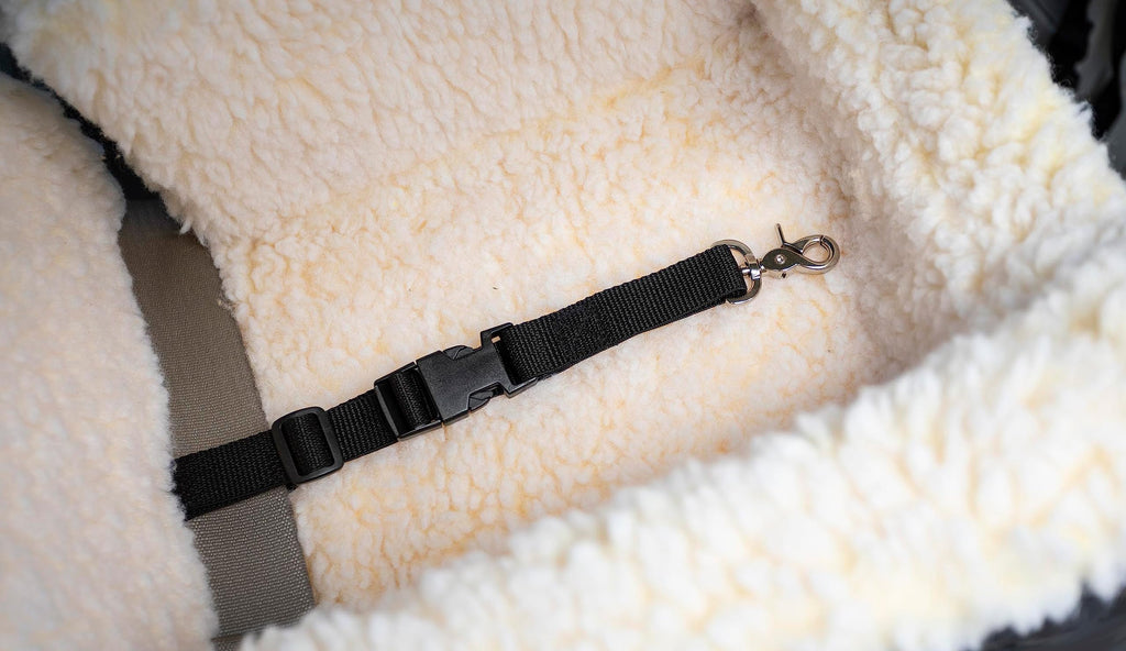 SNOOZER PET Products Lookout 1 Dog CAR SEAT, Birch Diamond, Small