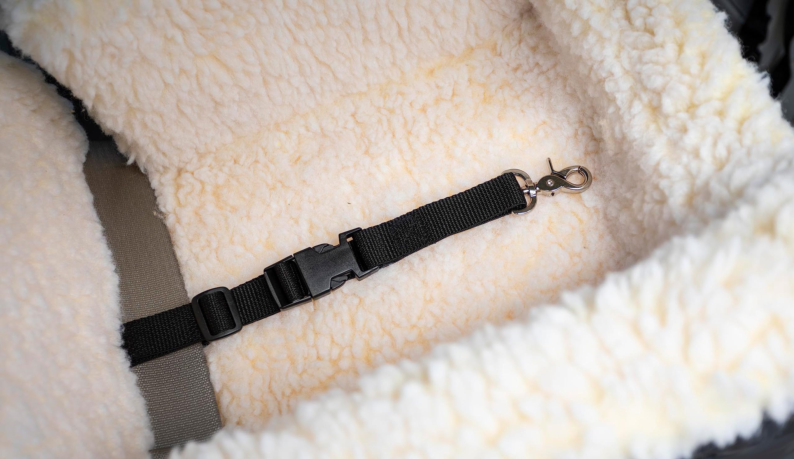SNOOZER PET Products Lookout 1 Dog CAR SEAT, Birch Diamond, Small