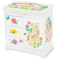 Giggle & Honey® Unicorn Musical Jewelry Box for Girls Unicorn Toys for Girls Age 4-6 Kids Jewelry Box with Drawers