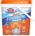 HTH 42038 Super 3" Chlorinating Tablets Swimming Pool Chlorine, 15 lbs