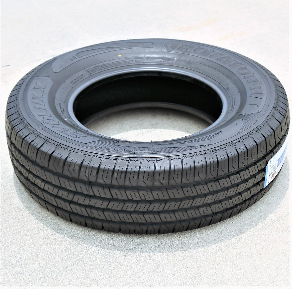 Evoluxx Rotator H/T All-Season Commercial Van Radial Tire-195/75R16 195/75/16 195/75-16 107/105R Load Range D LRD 8-Ply BSW Black Side Wall