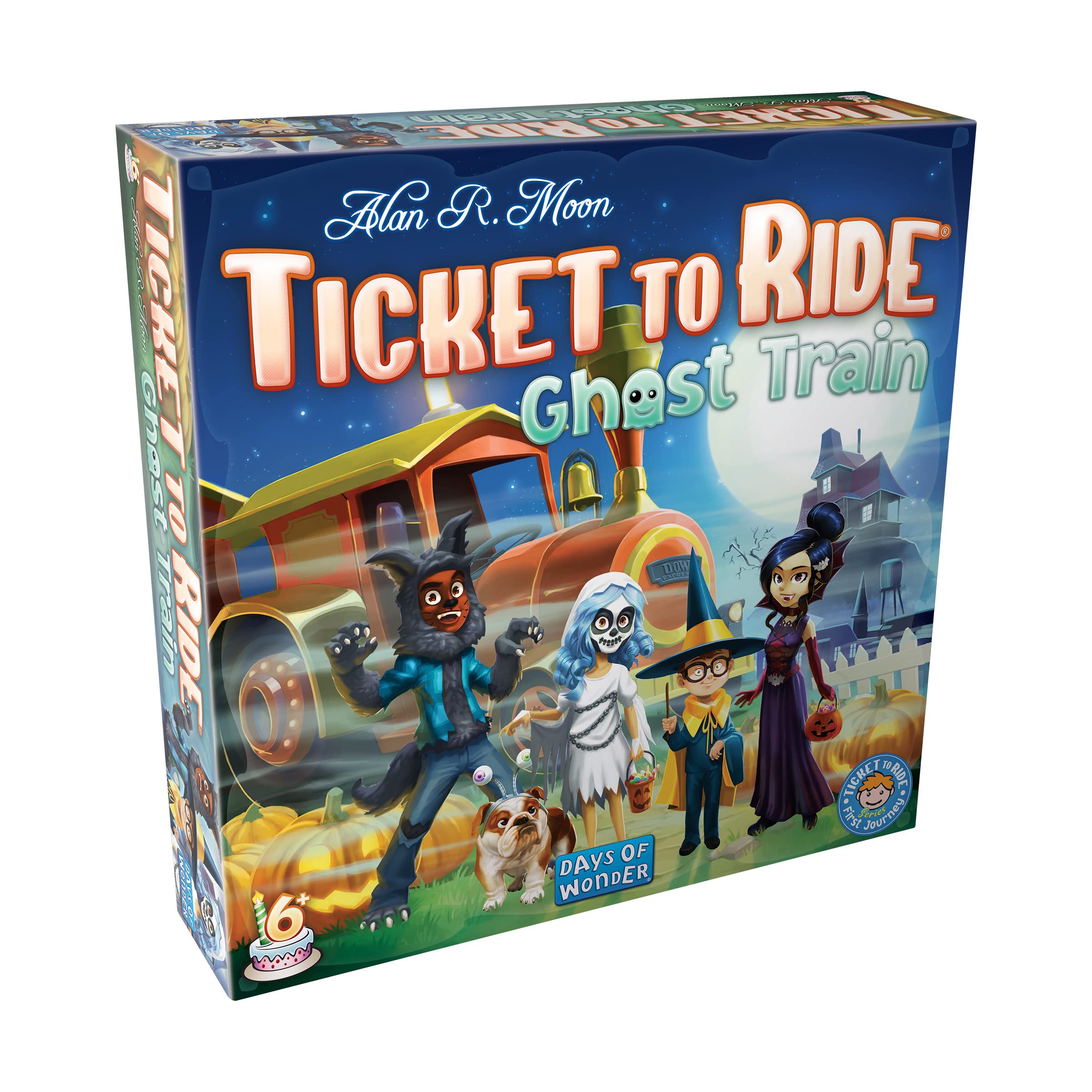 Ticket to Ride First Journey - Kids Train Board Game for Families, Strategy for Children, Board Games for Kids, Family Fun for Children & Families, 2-4 Players Ages 6+, 15-30 Min