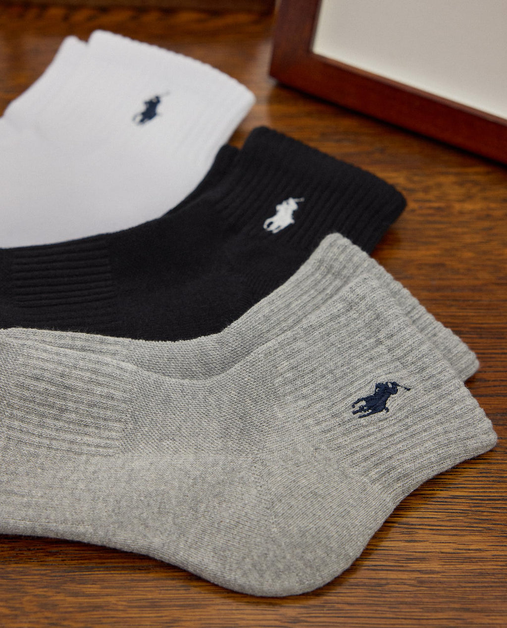 POLO RALPH LAUREN Men's Performance Cotton Quarter Socks