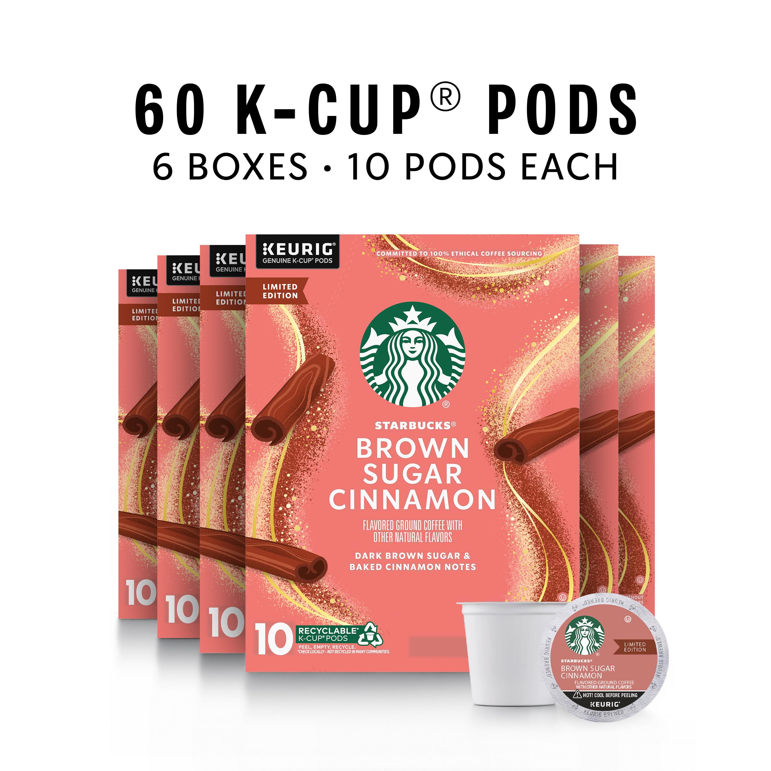 Starbucks K-Cup Coffee Pods, Starbucks Blonde Espresso Roast Hot or Iced Coffee, 22 Keurig Pods