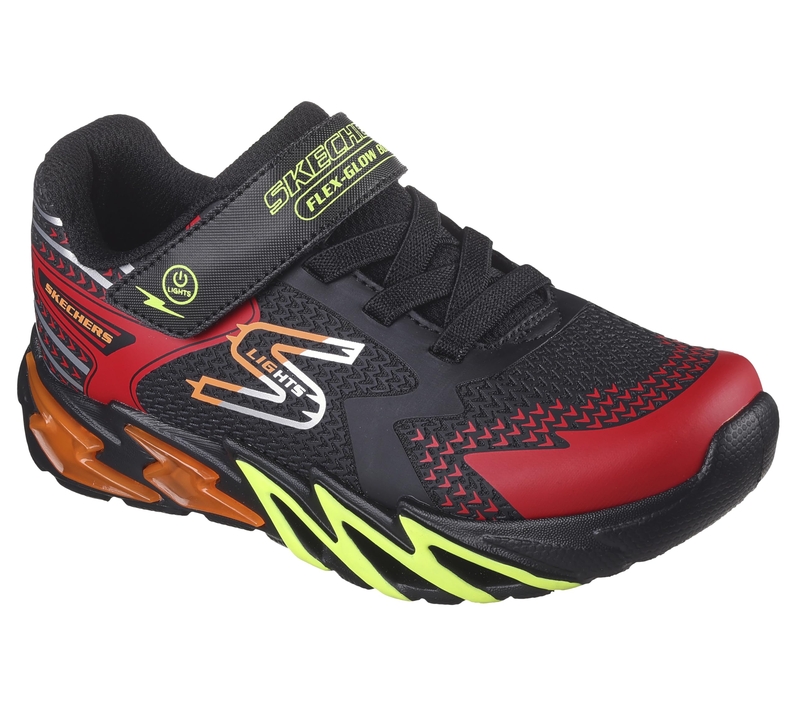 Skechers Unisex-Child Flex-Glow Bolt