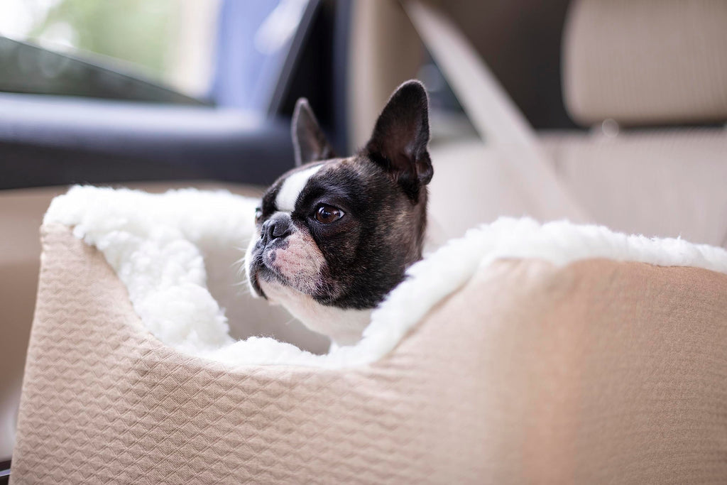 SNOOZER PET Products Lookout 1 Dog CAR SEAT, Birch Diamond, Small