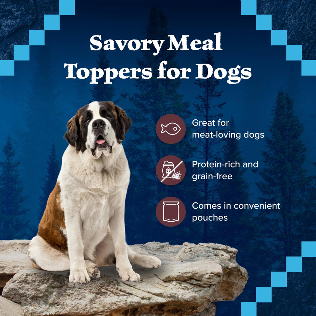 Blue Buffalo Wilderness Wild Cuts Trail Toppers Chunky Bites In Hearty Gravy - Beef - 3 Oz