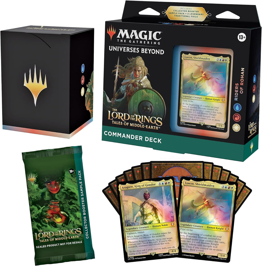 Magic: The Gathering The Lord of the Rings: Tales of Middle-Earth Commander Deck Bundle – Includes All 4 Decks